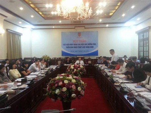 Seminar über Unterstützung des vietnamesischen Rechtstages - ảnh 1